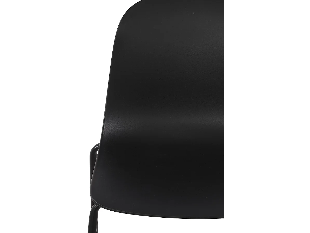 Chaises de jardin - Plastique - Noir - Hardin