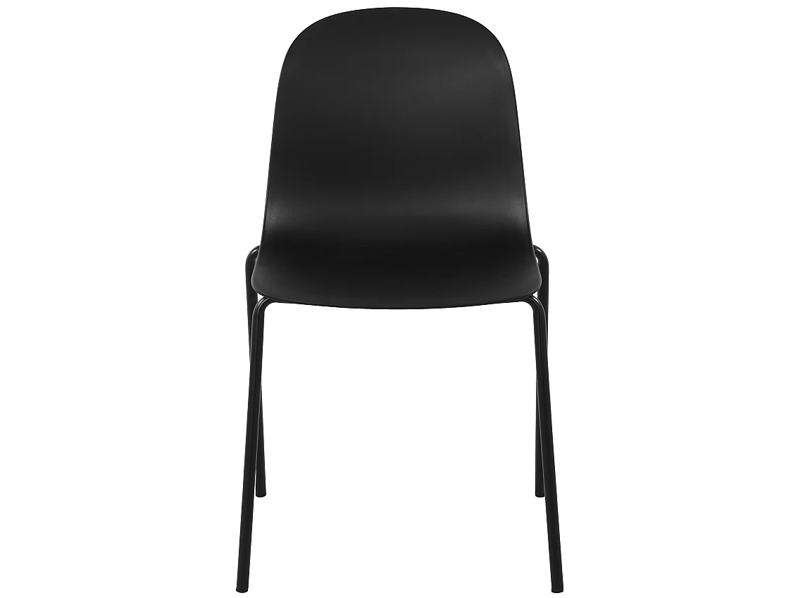 Chaise de conférence - Plastique - Noir - Hardin