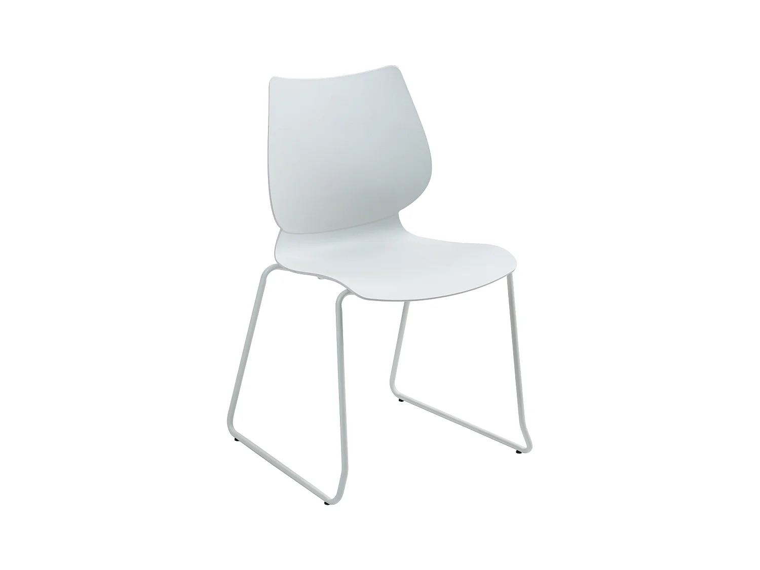 Chaise de conférence - Plastique - Blanc - Houma