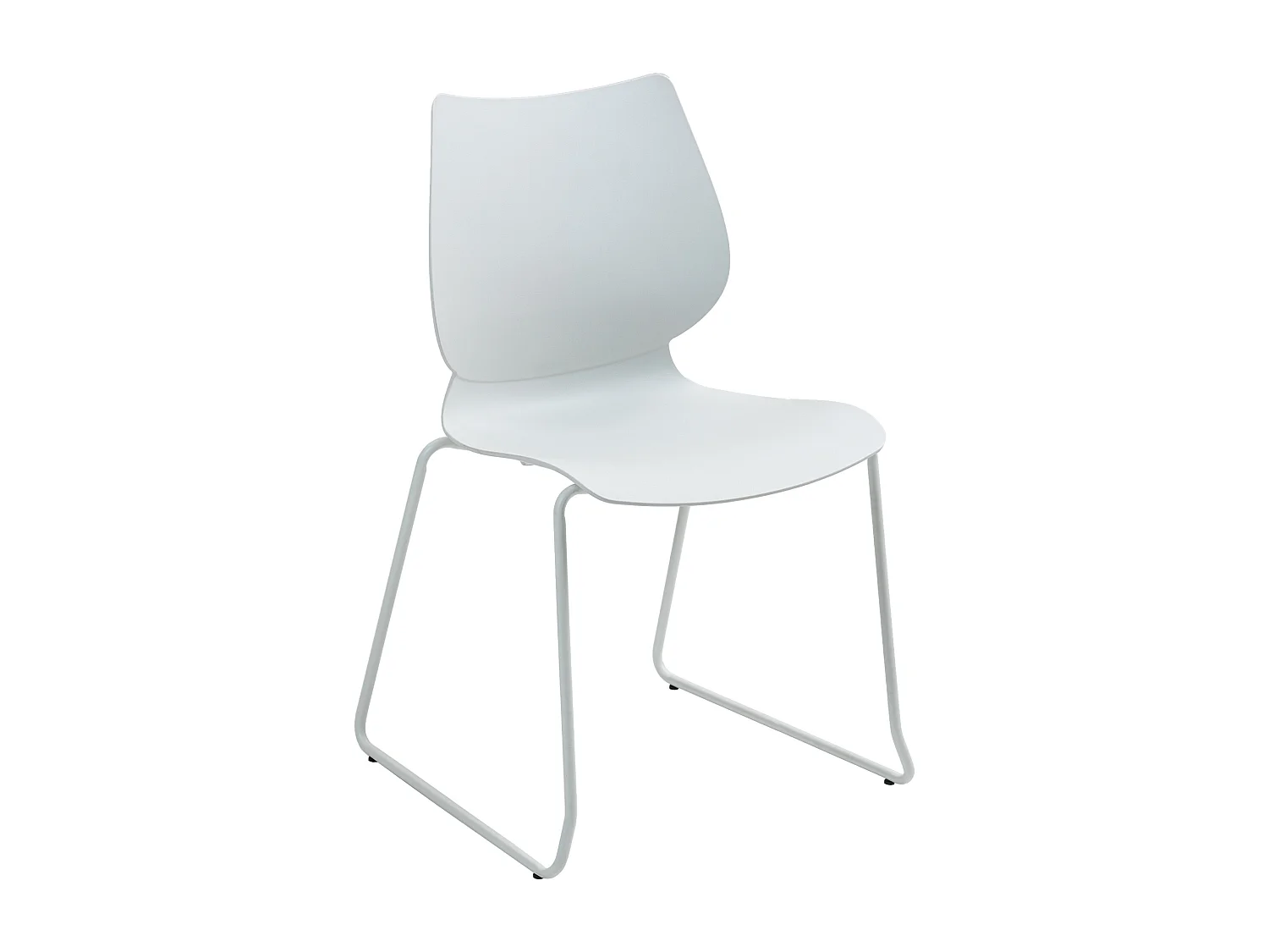 Chaise de conférence - Plastique - Blanc - Houma