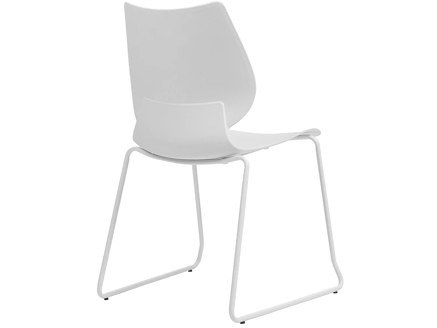 Chaise de conférence - Plastique - Blanc - Houma