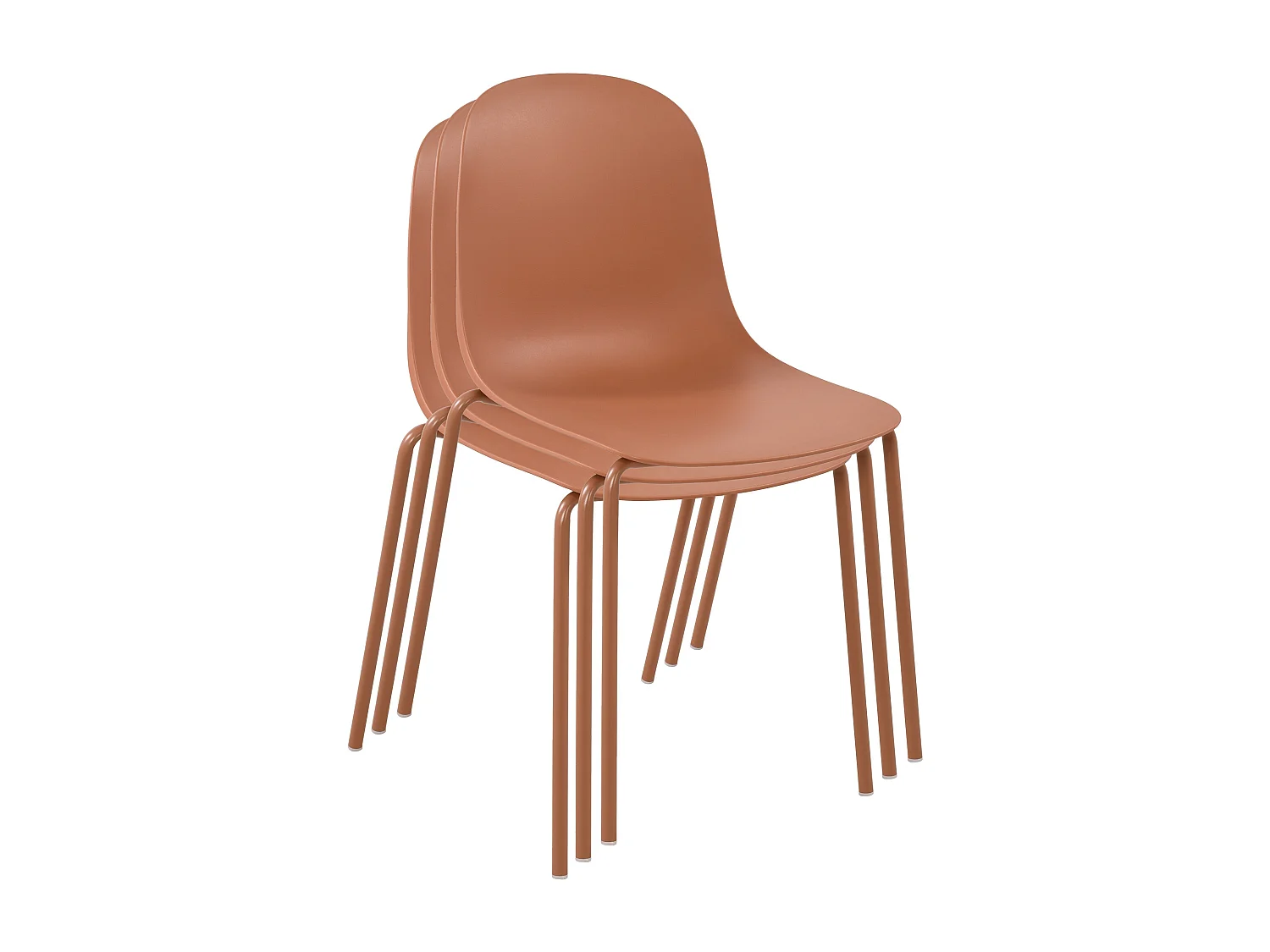 Chaises de jardin - Plastique - Terre cuite - Hardin