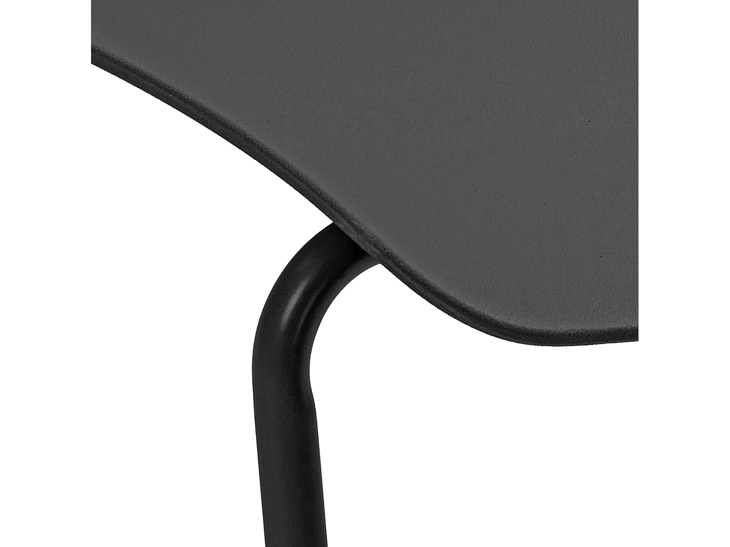 Chaise de conférence - Plastique - Noir - Houma