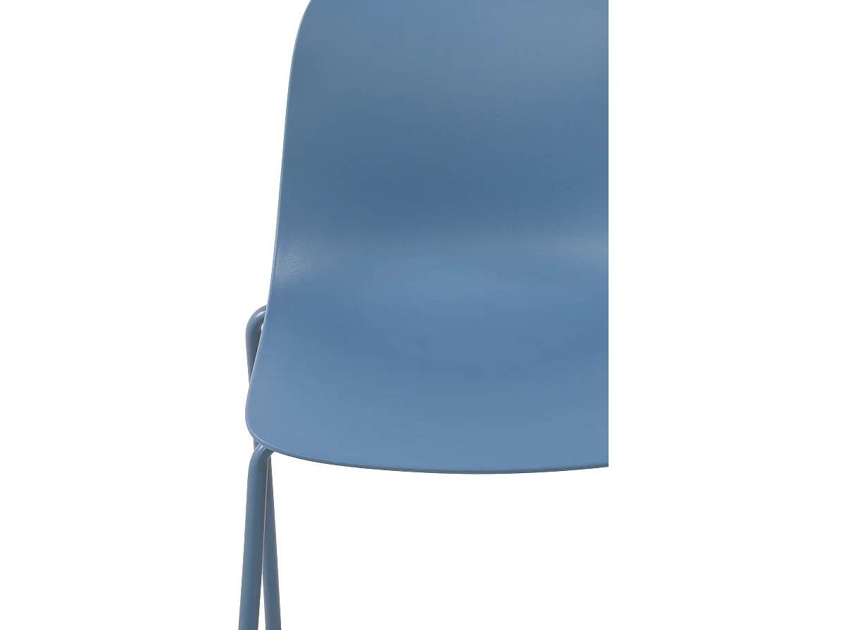 Chaises de jardin - Plastique - Bleu - Hardin