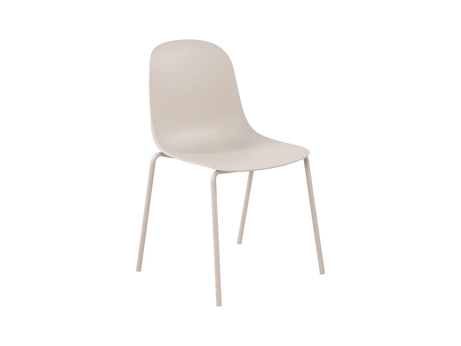 Chaises de jardin - Plastique - Gris clair - Hardin