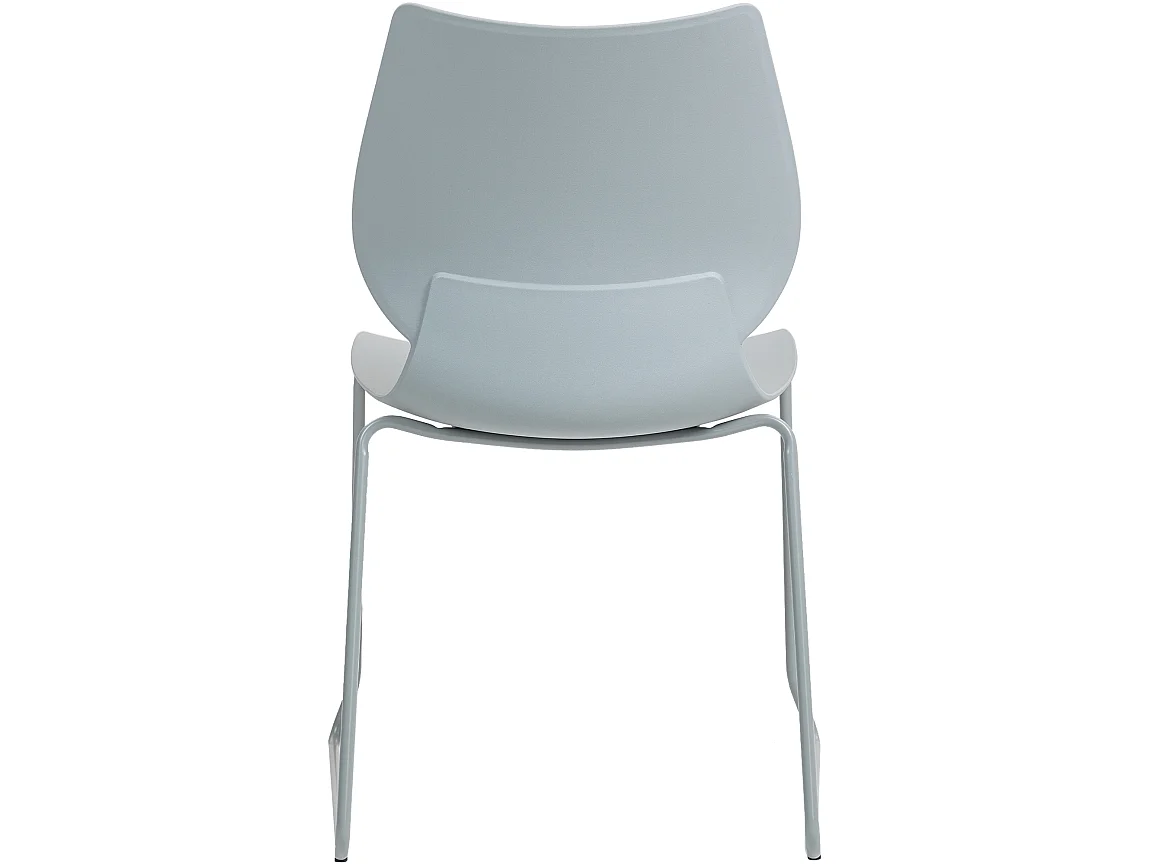 Chaise de conférence - Plastique - Gris - Houma