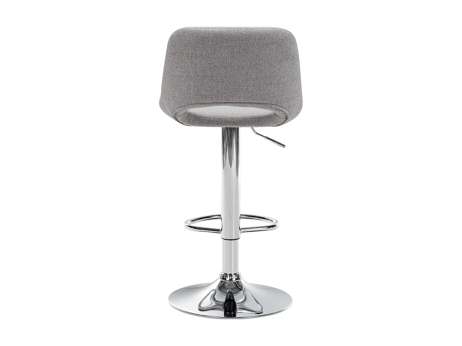 Tabouret de bar - Tissu - Gris clair - Camden