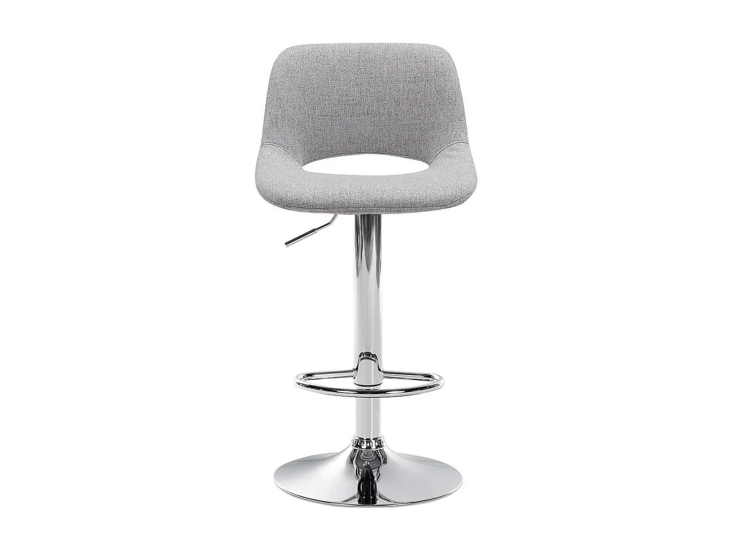 Tabouret de bar - Tissu - Gris clair - Camden