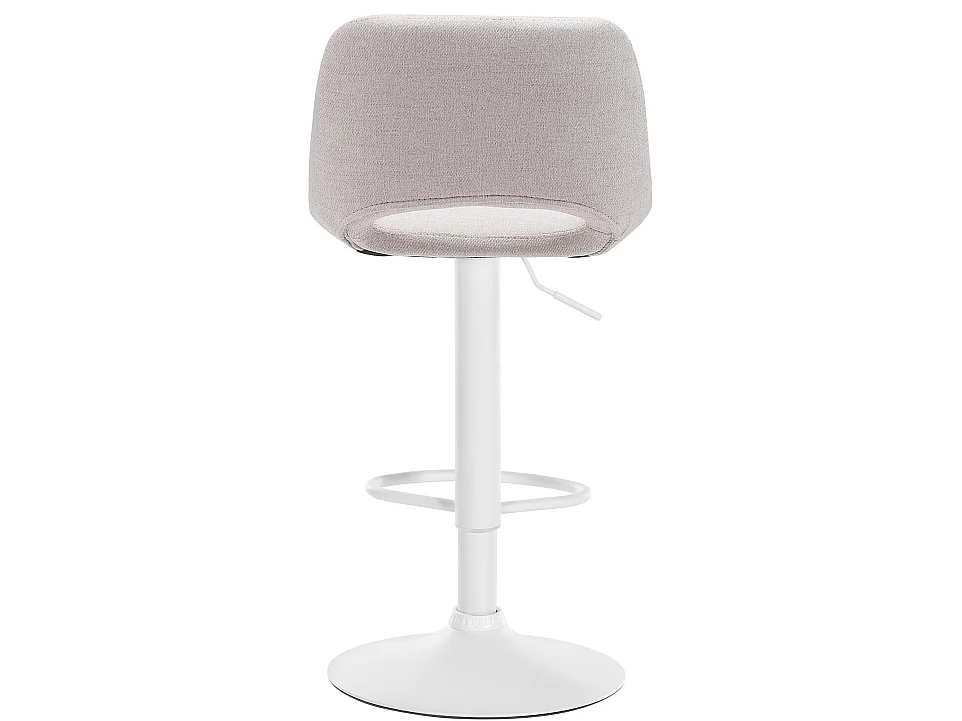 Lot de 2  Tabouret de bar - Tissu - Crème - Camden