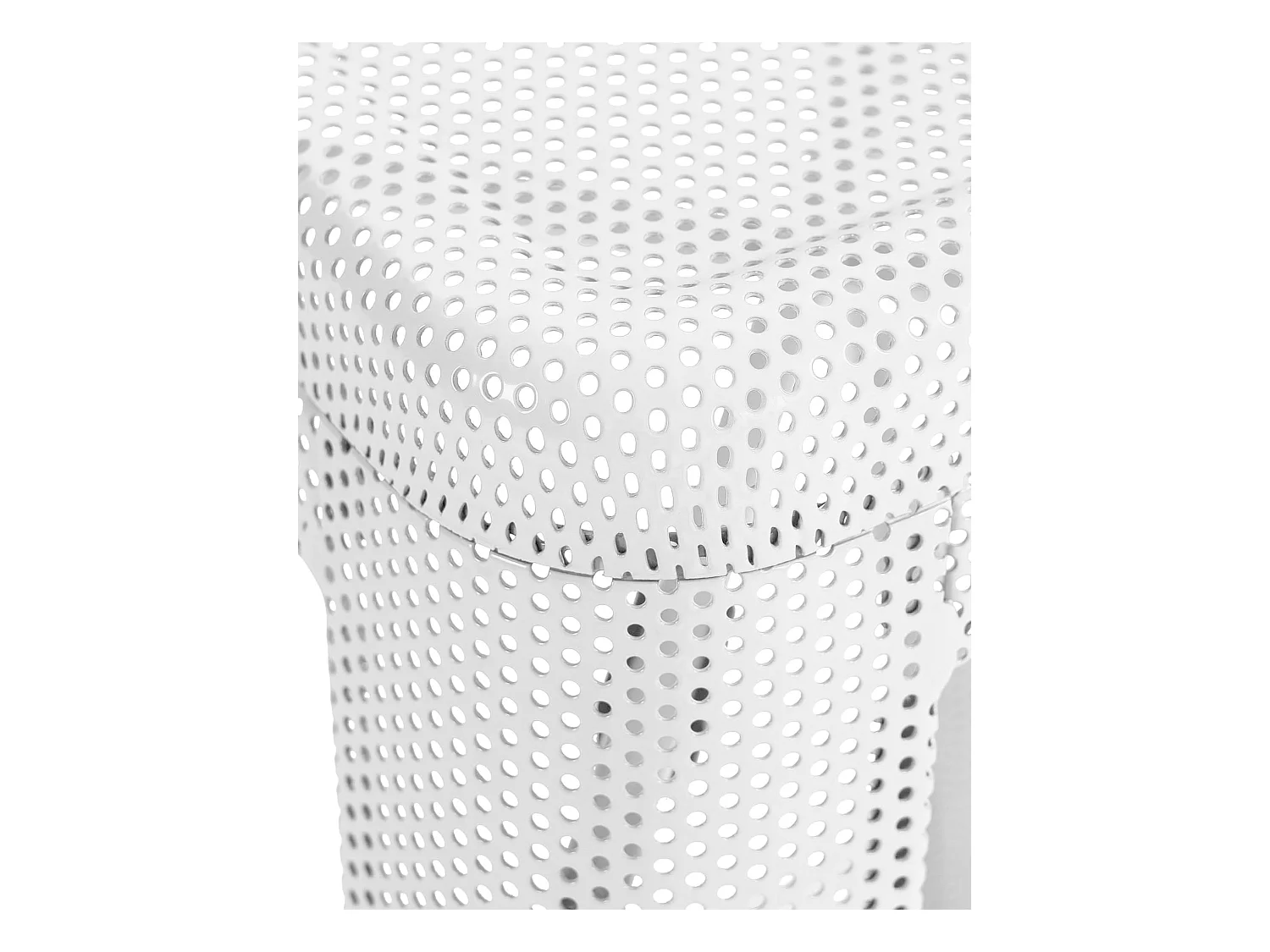 Lot de 4  Tabouret de bar - Métal - Blanc - Fletcher