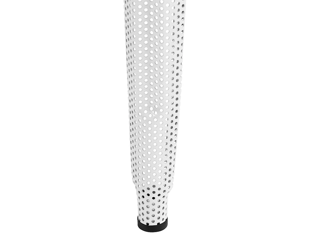 Lot de 4  Tabouret de bar - Métal - Blanc - Fletcher