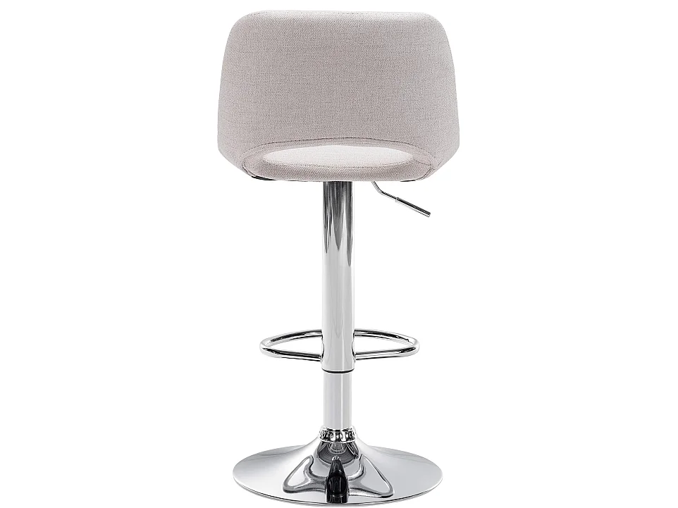 Lot de 2  Tabouret de bar - Tissu - Crème - Camden