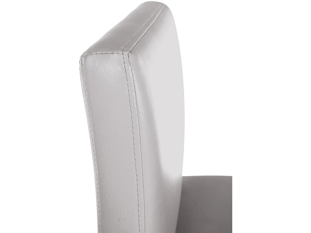 Tabouret de bar - Similicuir - Blanc - Newport