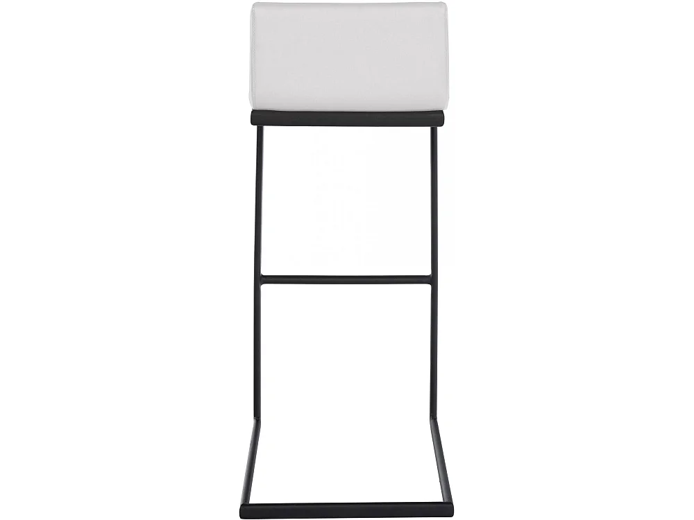 Tabouret de bar - Similicuir - Blanc - Newport