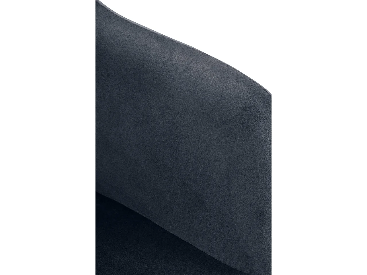 Tabouret de bar - Velours - Gris foncé - Natoma