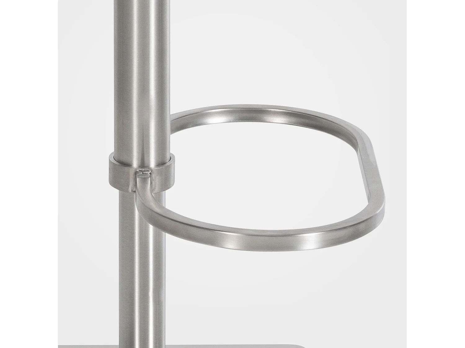 Lot de 2  Tabouret de bar - Velours - Gris - Damaso