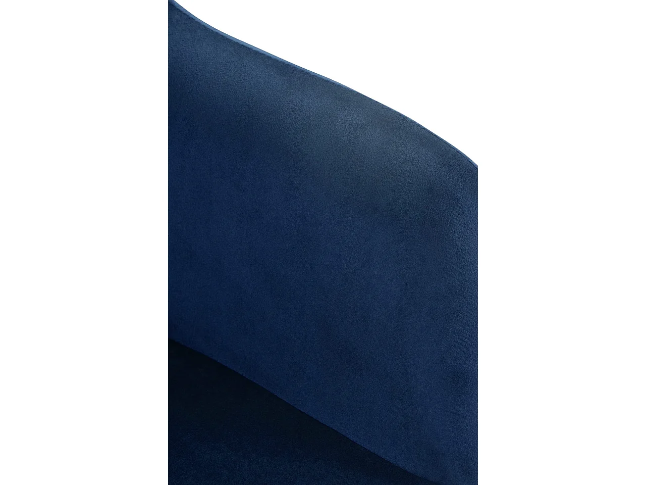 Tabouret de bar - Velours - Bleu - Natoma