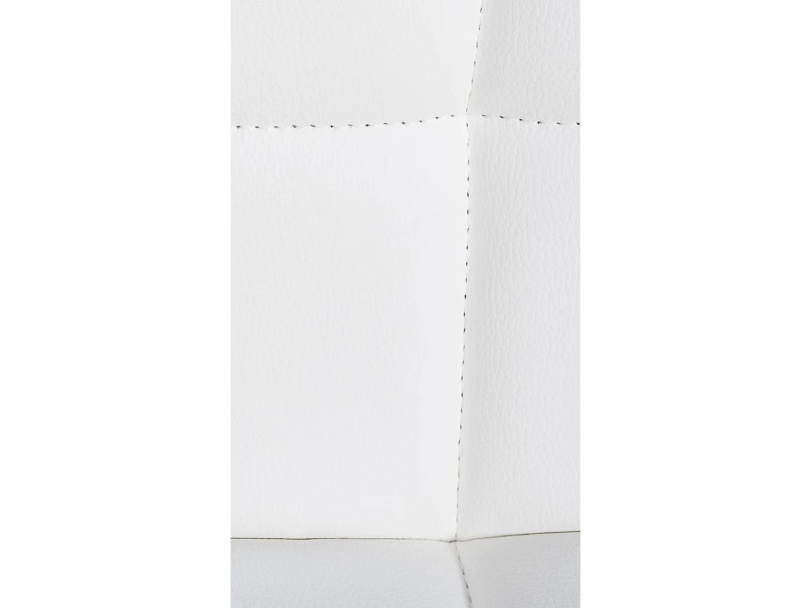 Lot de 4  Tabouret de bar - Similicuir - Blanc - Feni