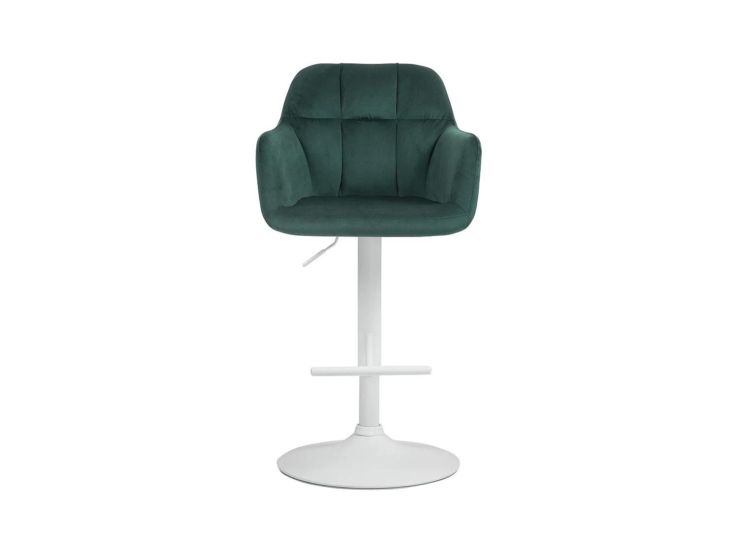 Tabouret de bar - Velours - Vert - Natoma