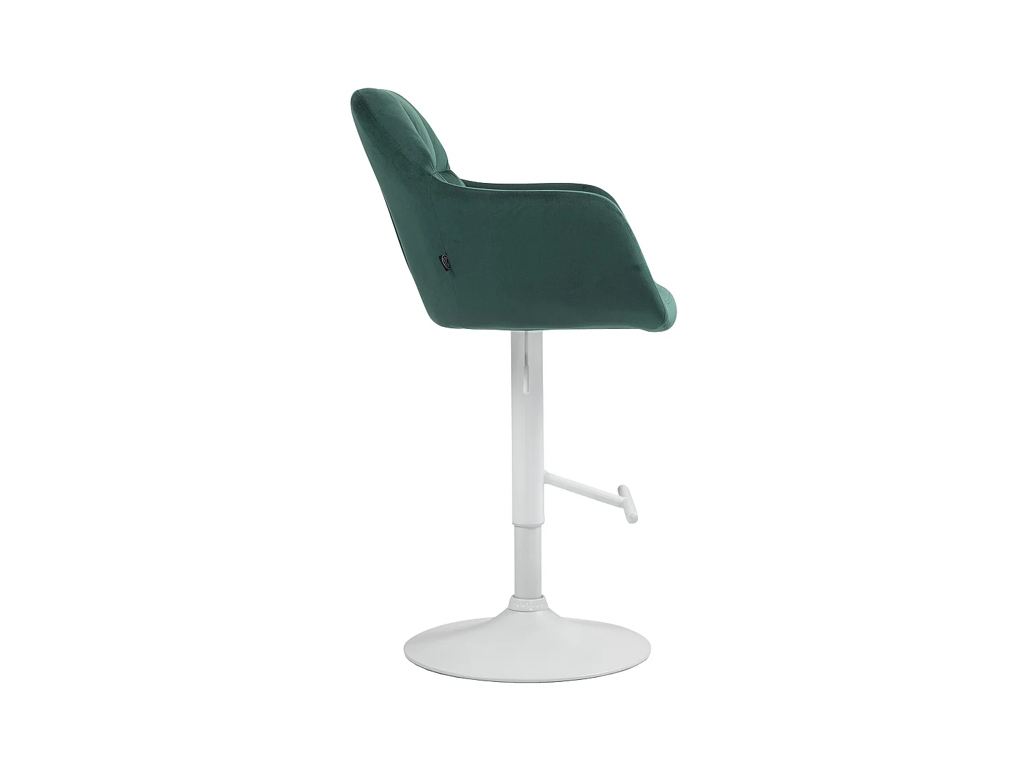 Tabouret de bar - Velours - Vert - Natoma