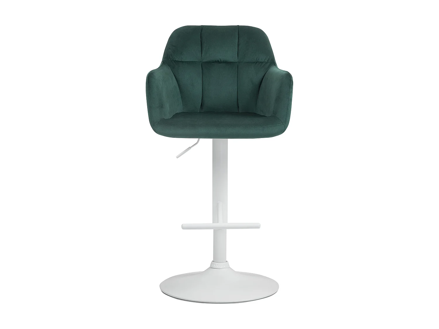 Tabouret de bar - Velours - Vert - Natoma