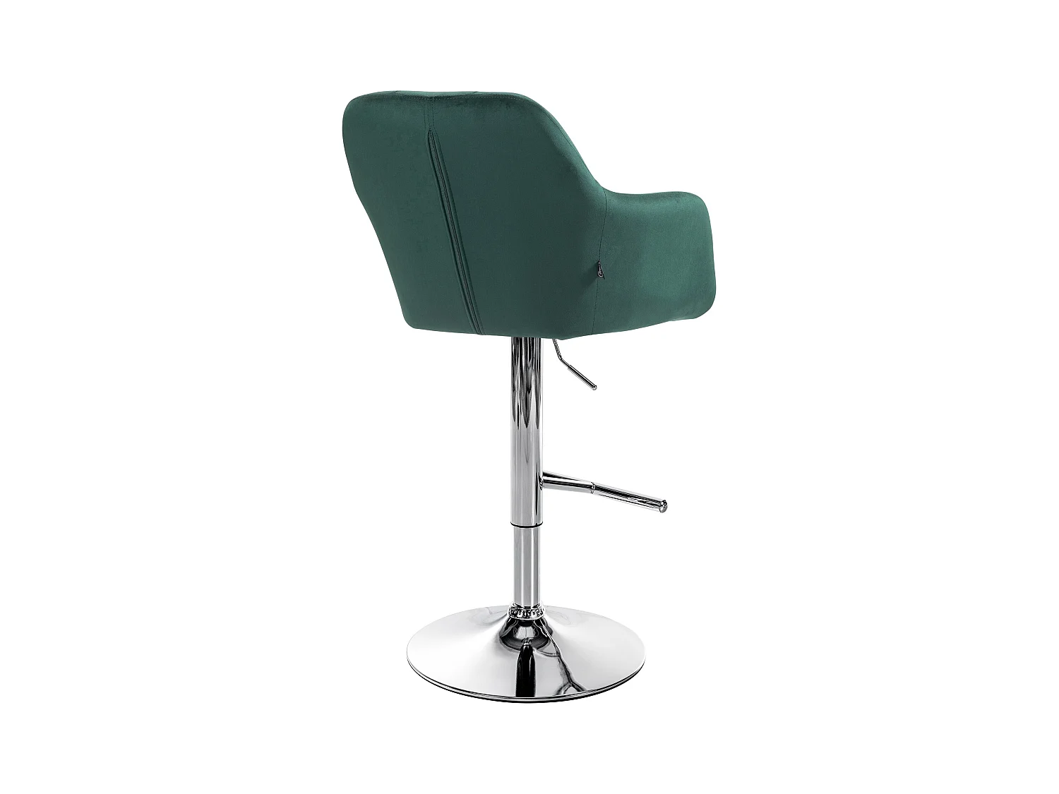 Tabouret de bar - Velours - Vert - Natoma