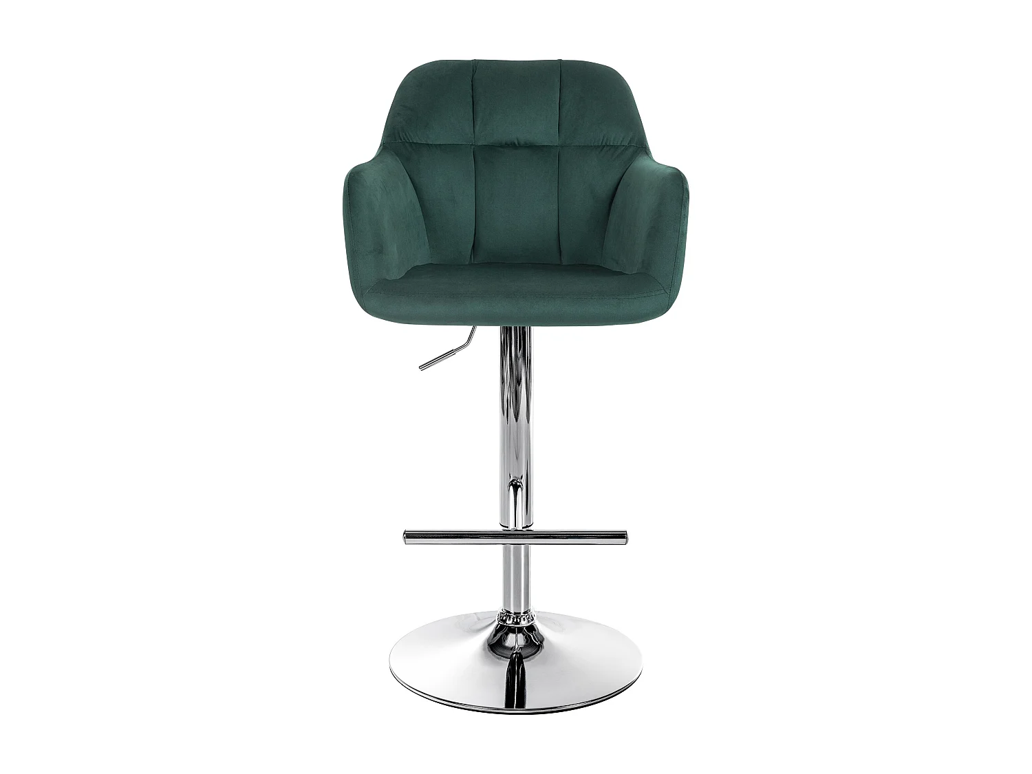 Tabouret de bar - Velours - Vert - Natoma