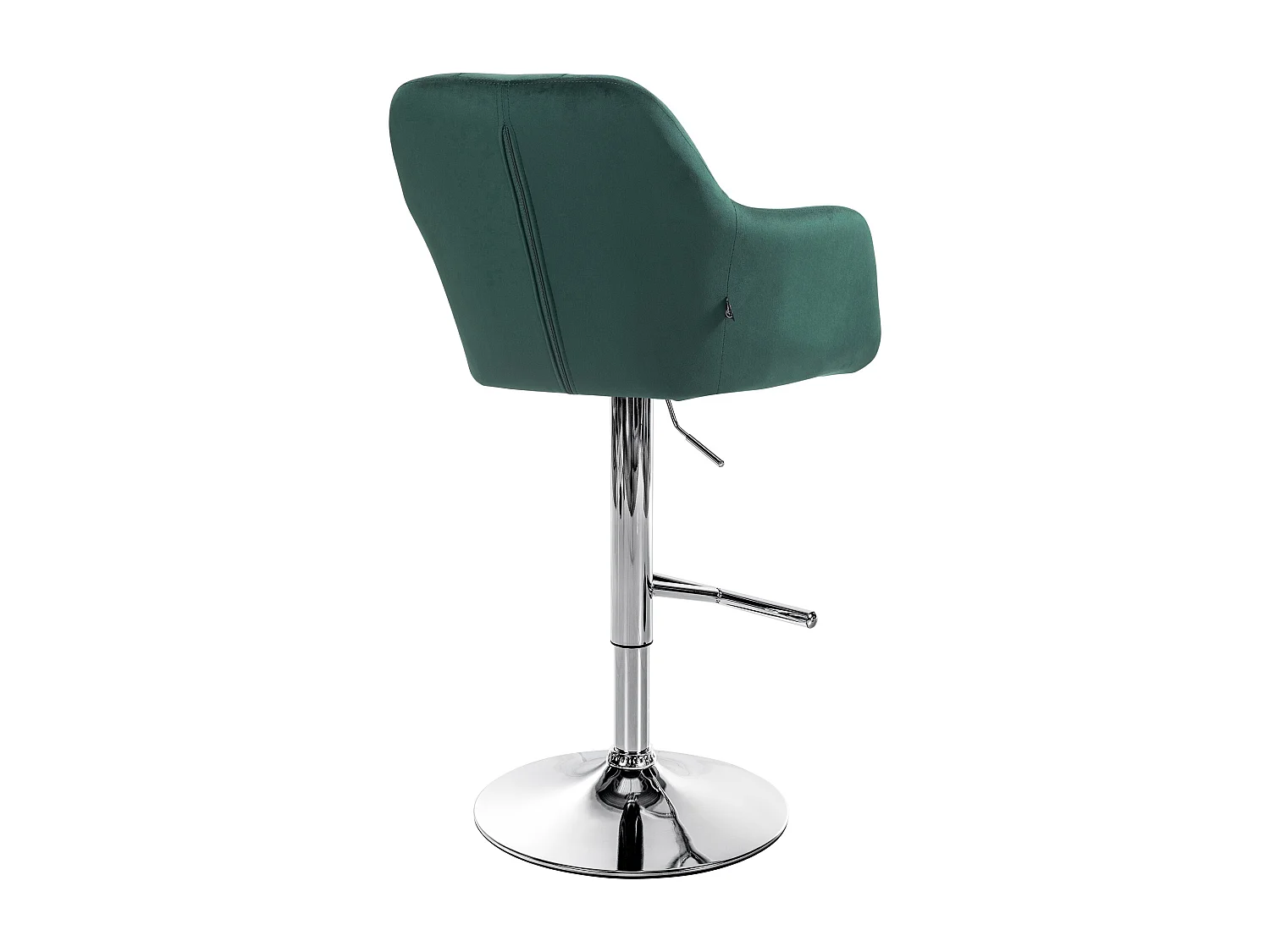 Tabouret de bar - Velours - Vert - Natoma