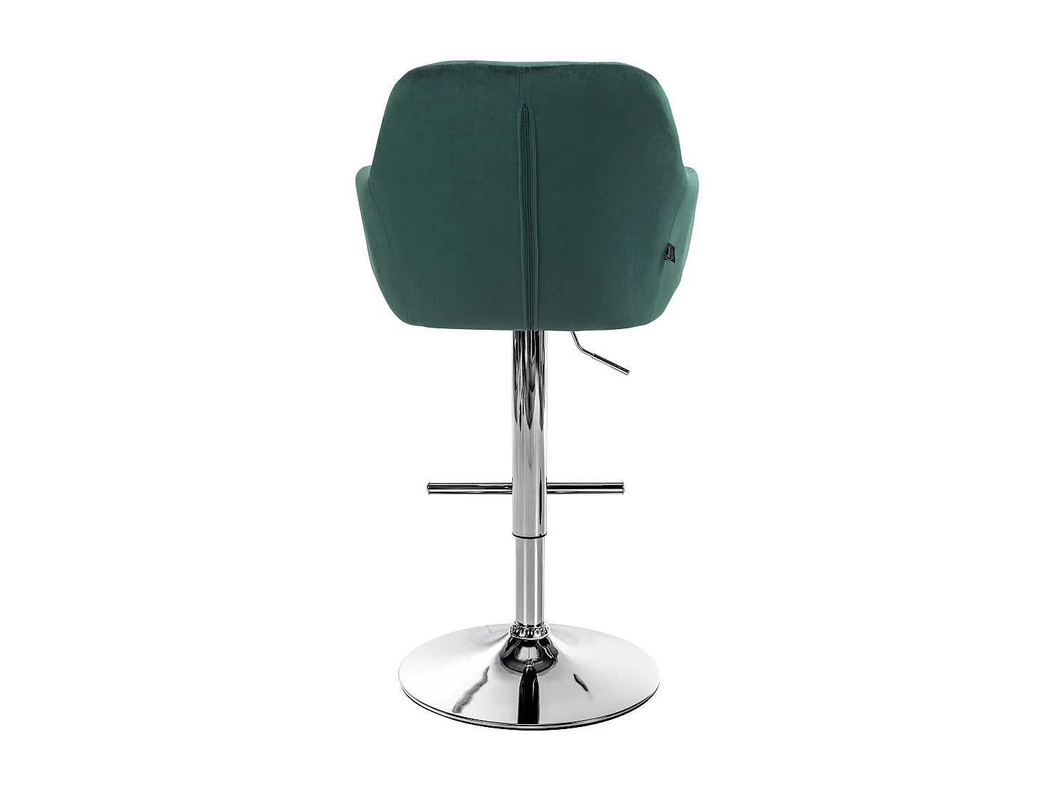 Tabouret de bar - Velours - Vert - Natoma