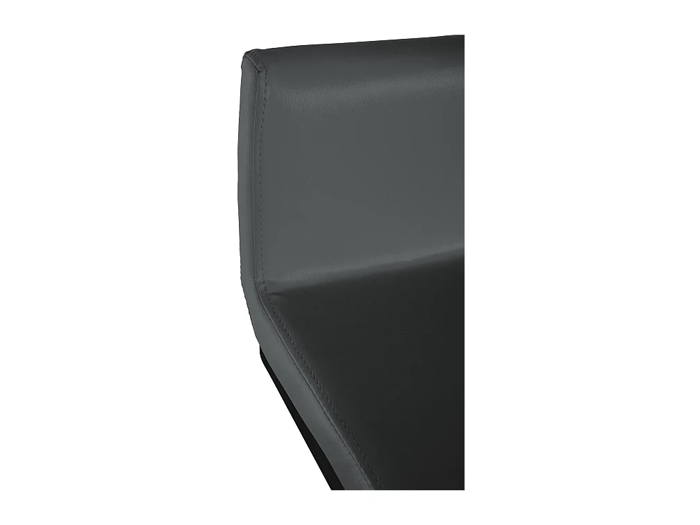 Tabouret de bar - Similicuir - Gris foncé - Newport