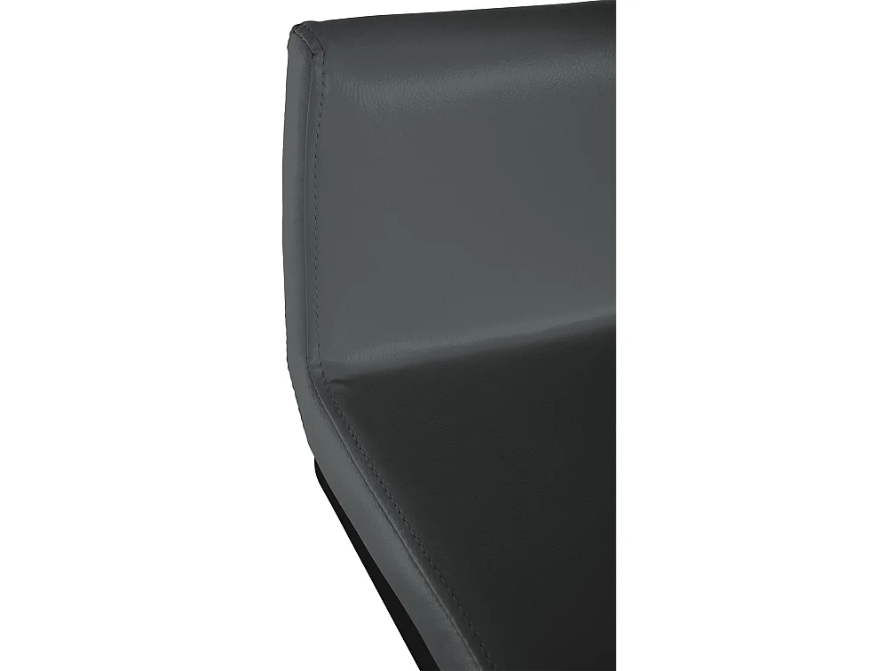 Tabouret de bar - Similicuir - Gris foncé - Newport