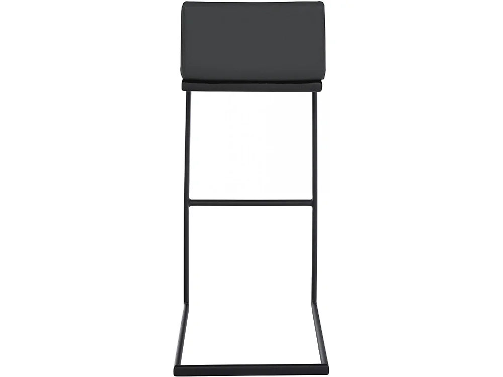 Tabouret de bar - Similicuir - Gris foncé - Newport