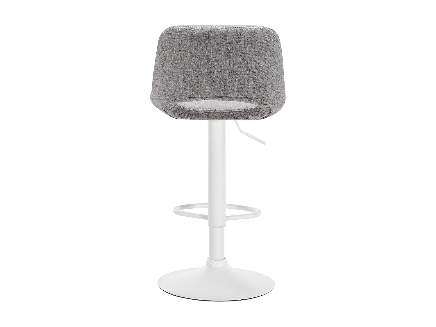 Tabouret de bar - Tissu - Gris clair - Camden
