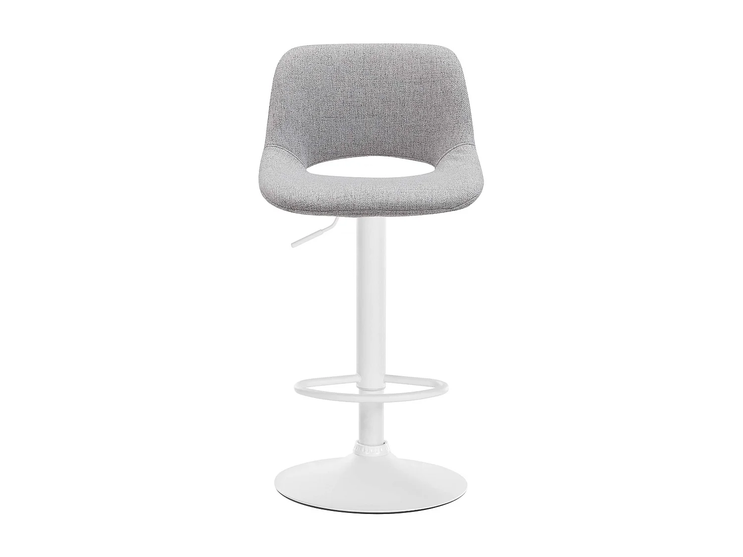 Tabouret de bar - Tissu - Gris clair - Camden