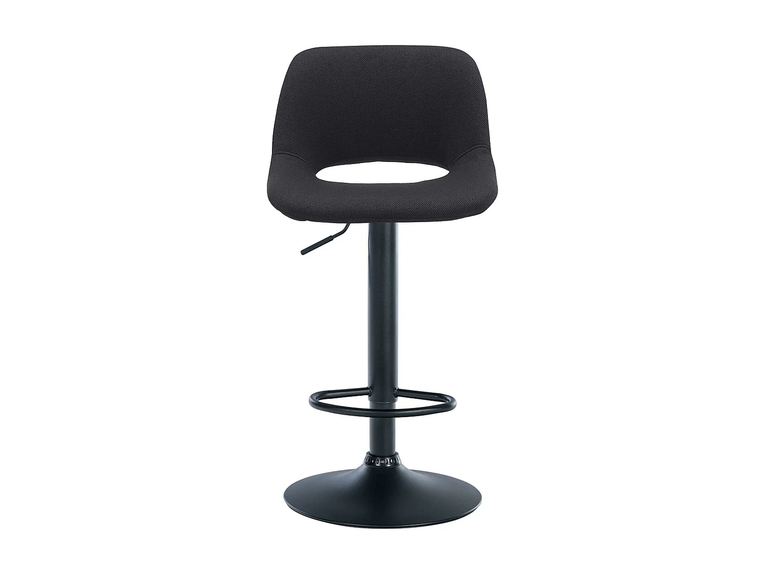 Tabouret de bar - Tissu - Noir - Camden