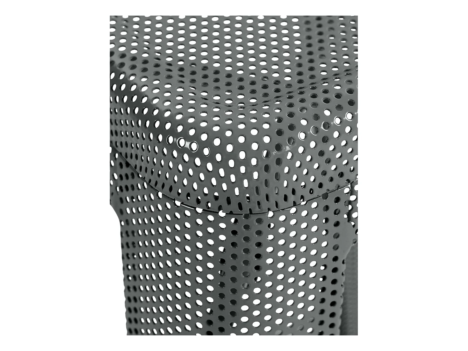 Lot de 4  Tabouret de bar - Métal - Gris - Fletcher