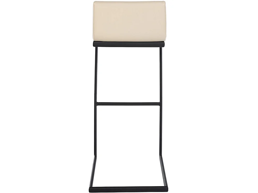 Tabouret de bar - Similicuir - Crème - Newport