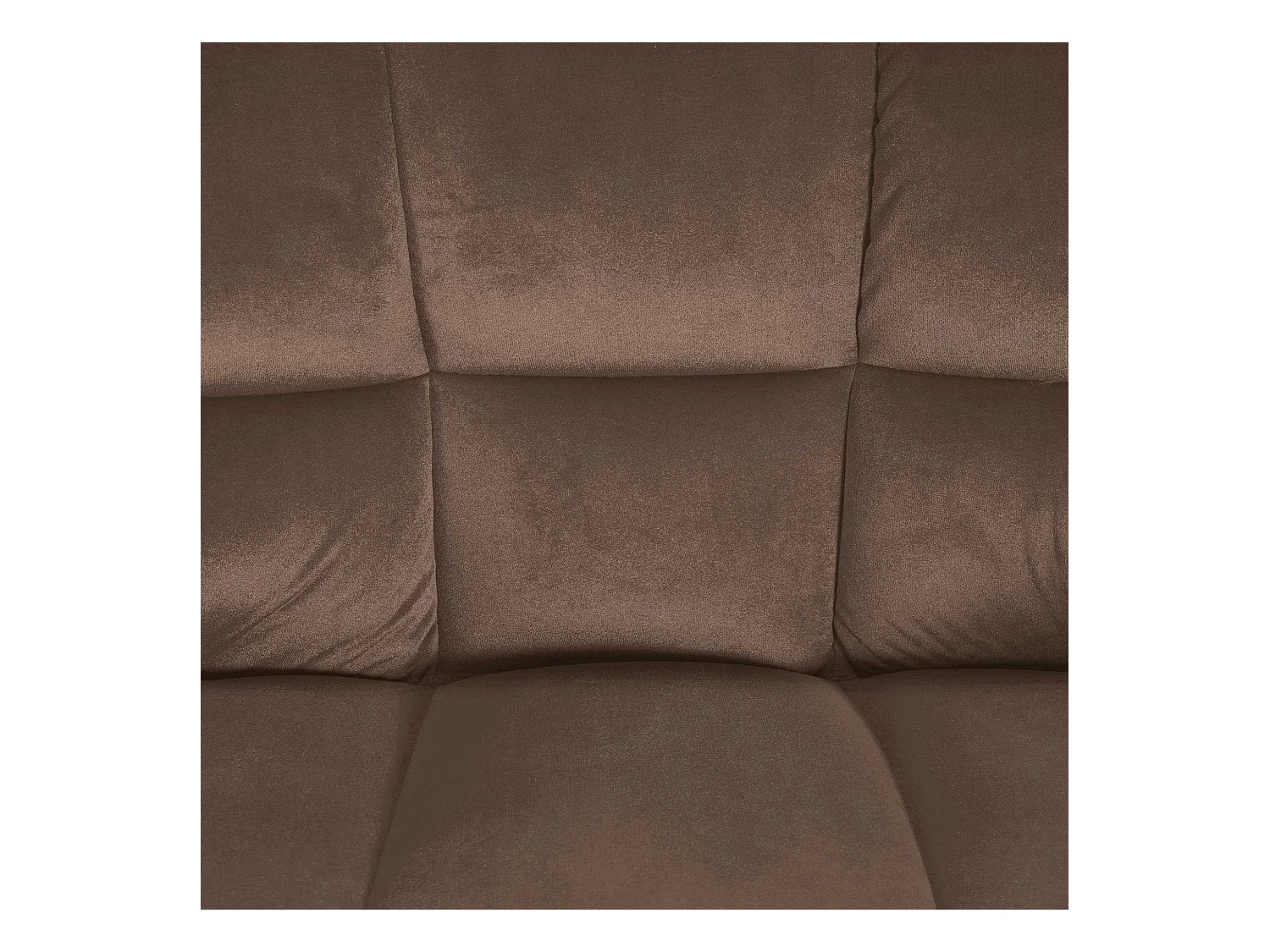 Lot de 2  Tabouret de bar - Velours - Marron - Damaso