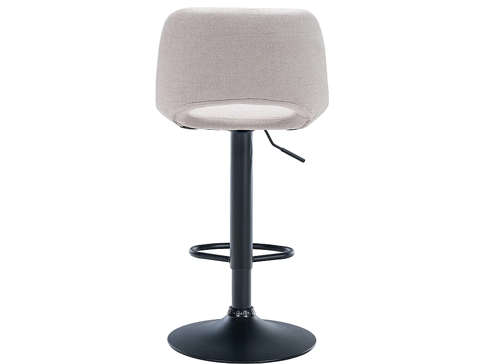 Lot de 2  Tabouret de bar - Tissu - Crème - Camden