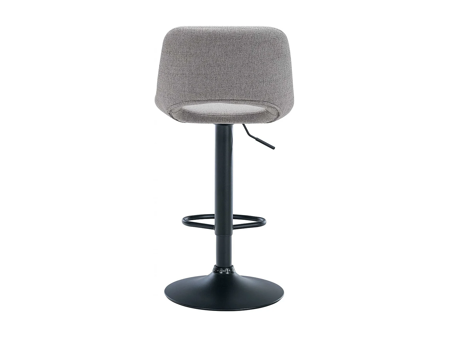 Tabouret de bar - Tissu - Gris clair - Camden