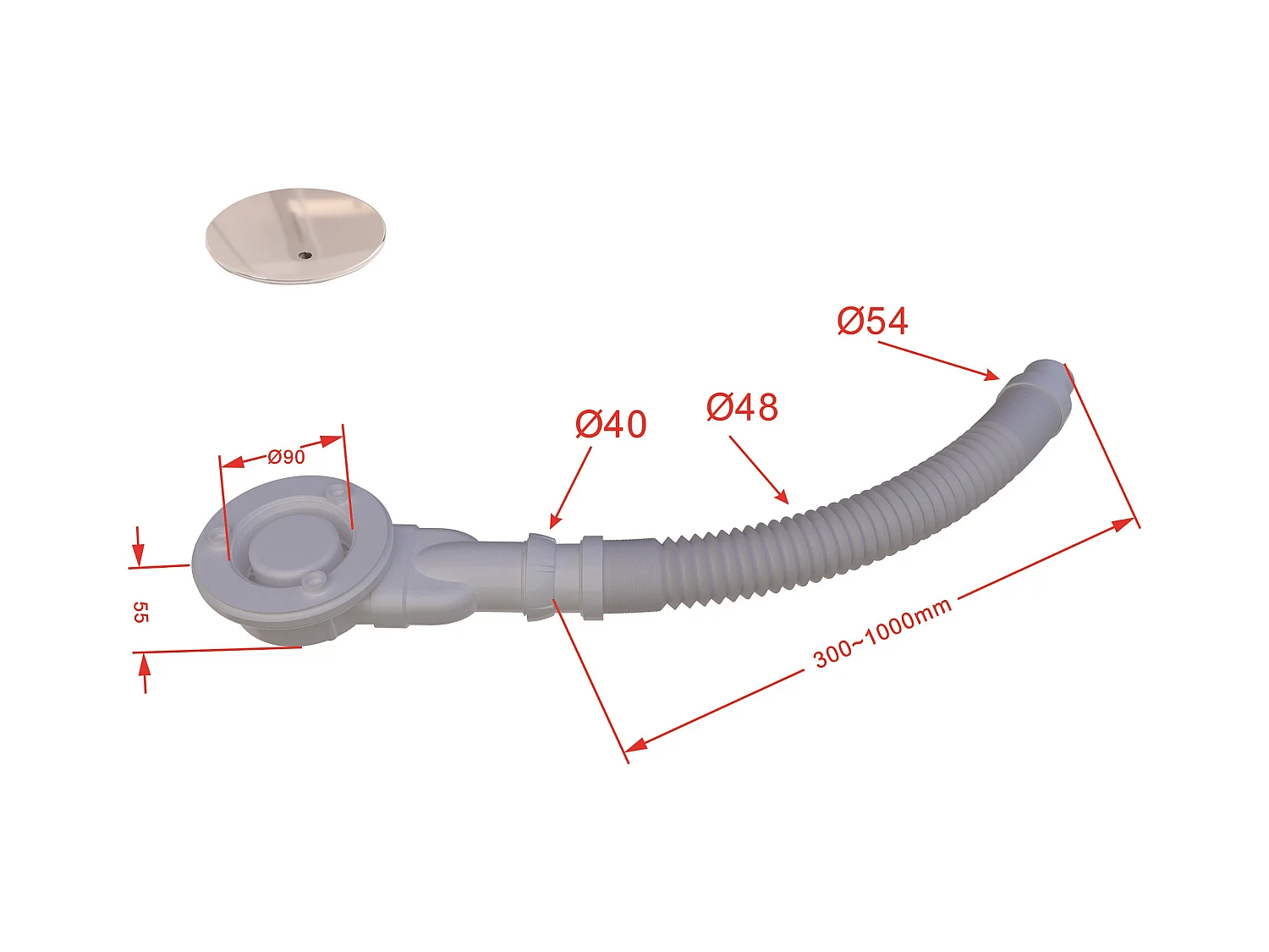 Aica receveur de douche 1/4 de cercle Blanc 80x80x3cm,bac à douche Avec une bonde Design ultra-mince,en marbre minéral et mixte résine,Modèle Classique