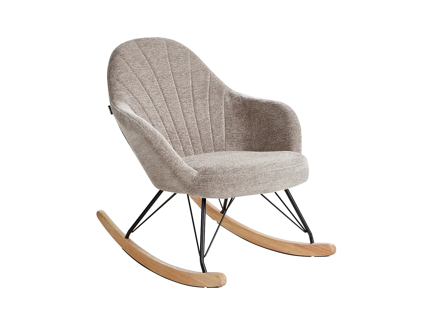 Fauteuil à bascule SKALE Tissu Taupe