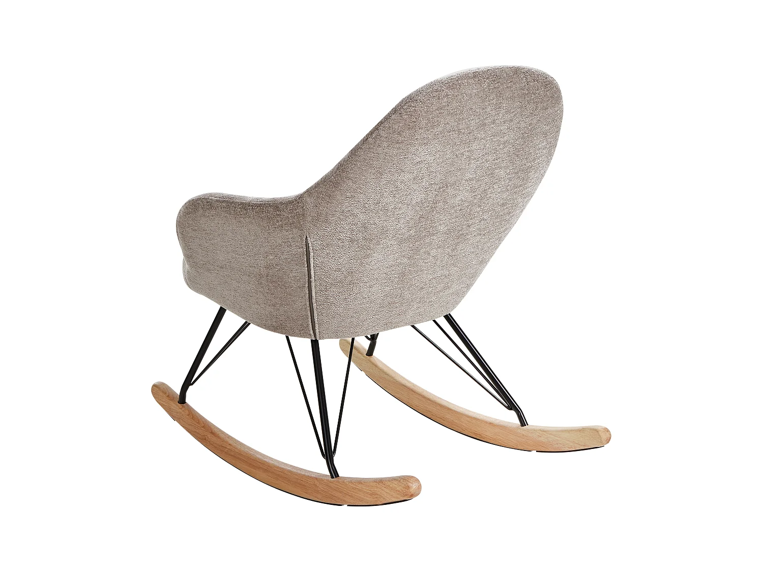 Fauteuil à bascule SKALE Tissu Taupe
