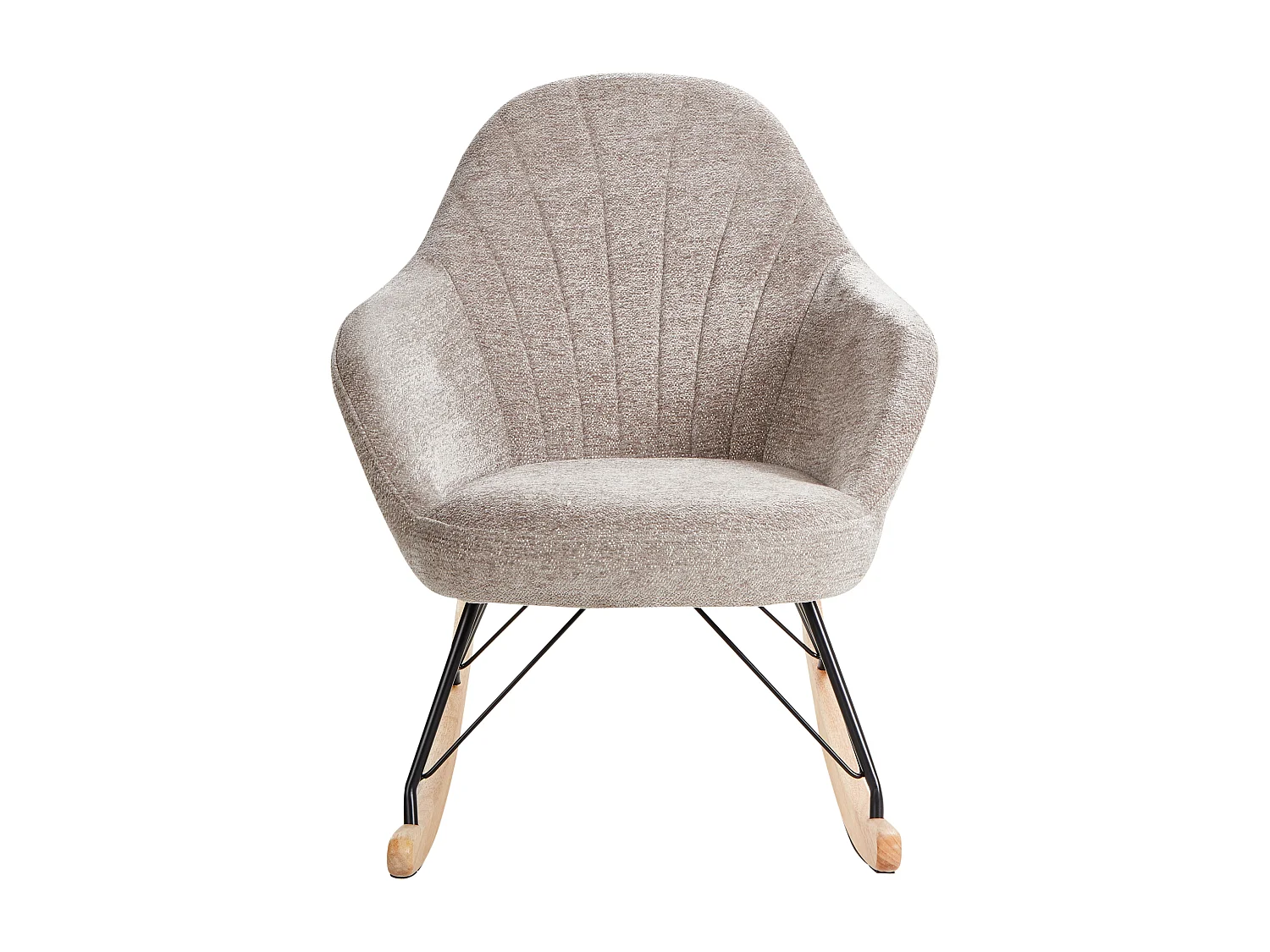 Schaukelsessel SKALE Stoff Taupe