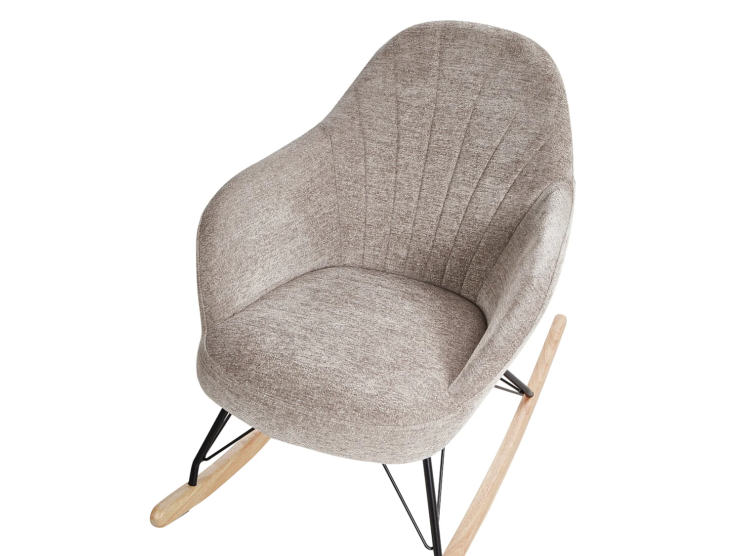 Rocking Chair SKALE Fabric Taupe