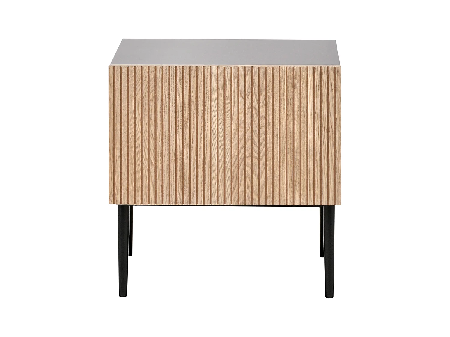 Table de chevet BLYTHE Frêne naturel Noir