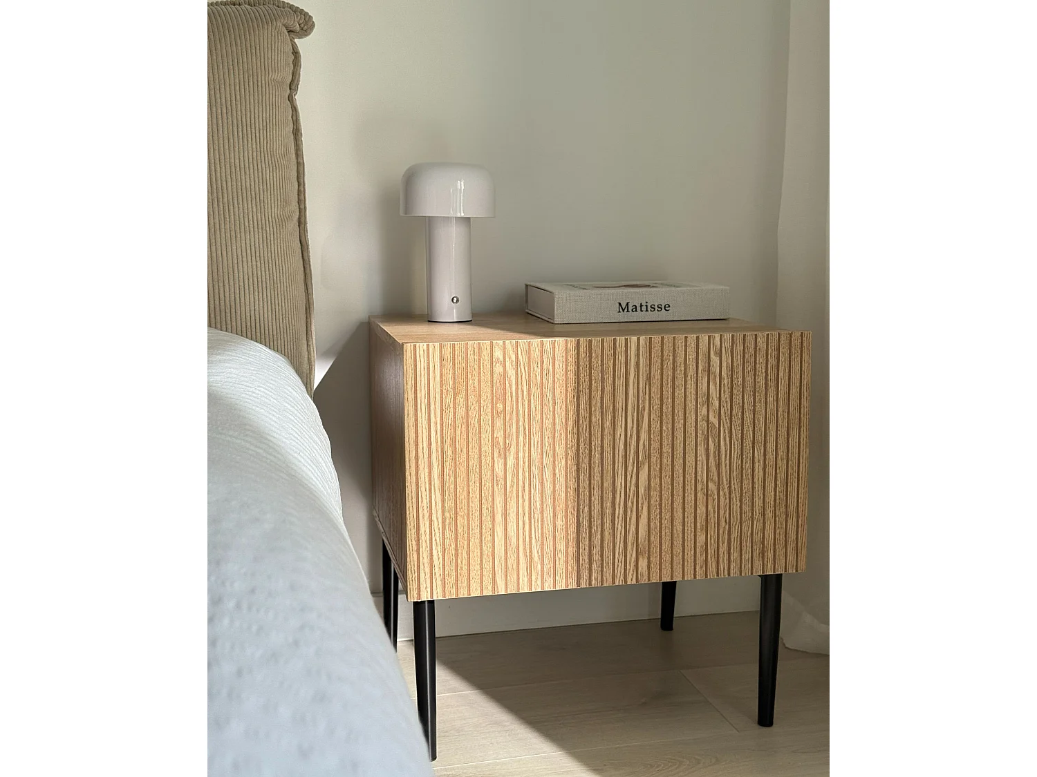 Comodino BLYTHE Frassino naturale