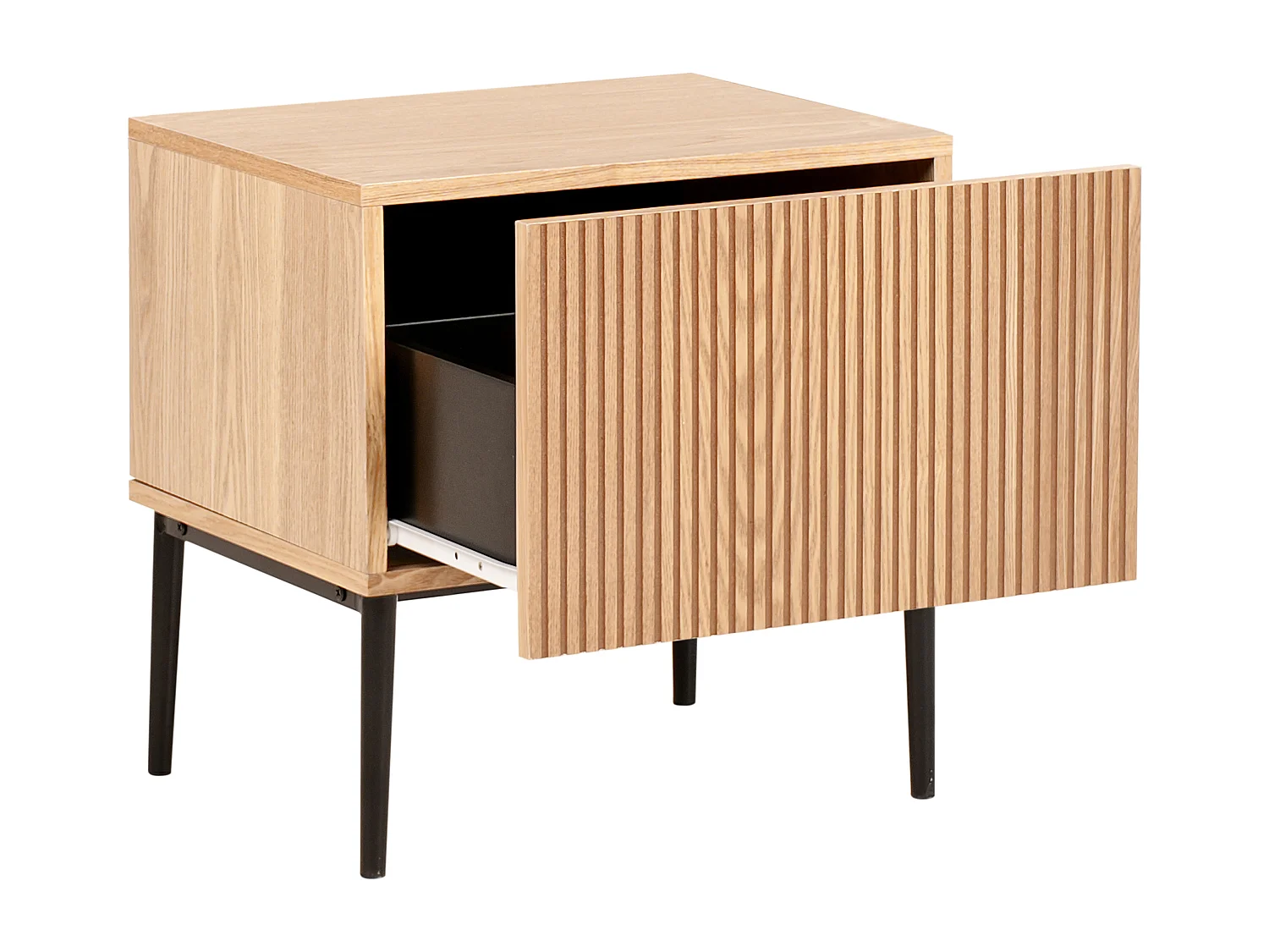 Nachtkastje BLYTHE Natuurlijk essenhout