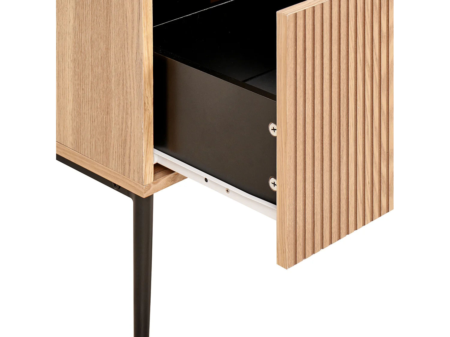 Nachtkastje BLYTHE Natuurlijk essenhout