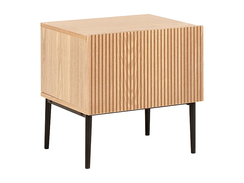 Table de chevet BLYTHE Frêne naturel